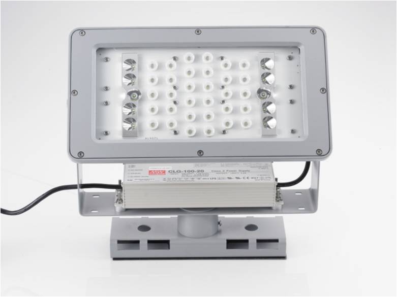 LED flood lighting fixtures