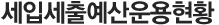 세입세출예산운용현황
